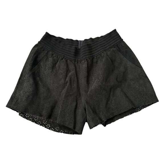 Winter Kate Pants - Winter Kate Shorts Women's XS 100% Goat Leather Black Kanya Laser Cut Festival